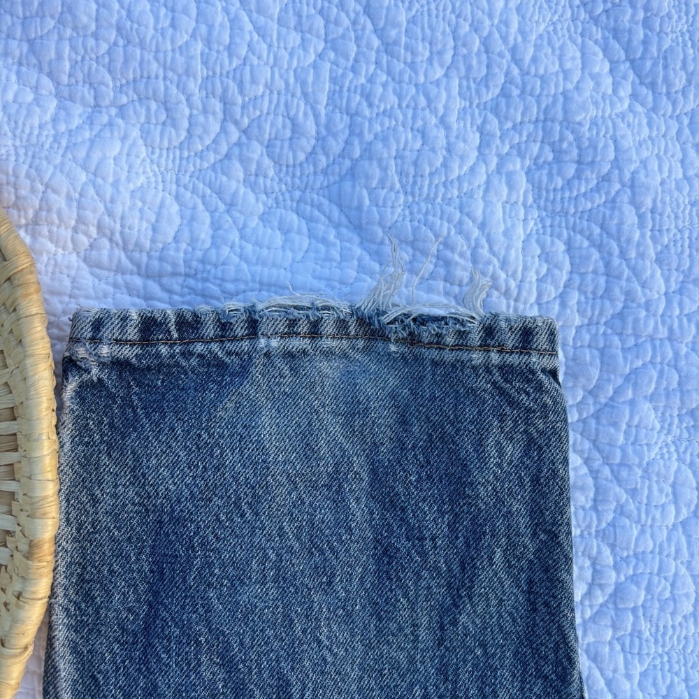 Vintage Distressed Wrangler Jeans | Tagged Men’s 34x32 | Fits Women’s 10/12 - Picture 12 of 16